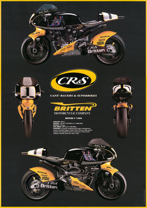 Britten Motorcycle Historic poster collection
