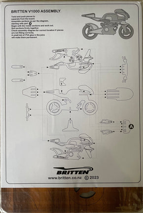 Wooden kitset Britten V1000 model