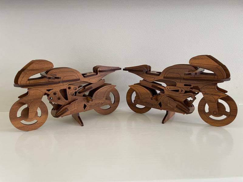 Wooden kitset model