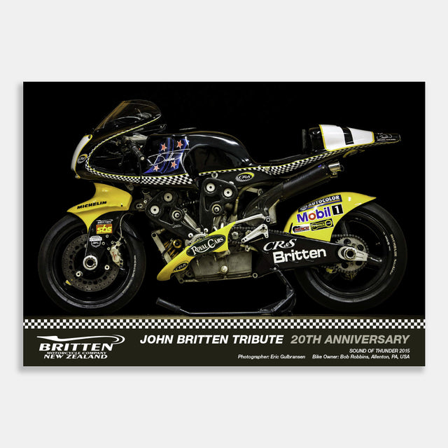 John Britten Tribute Poster