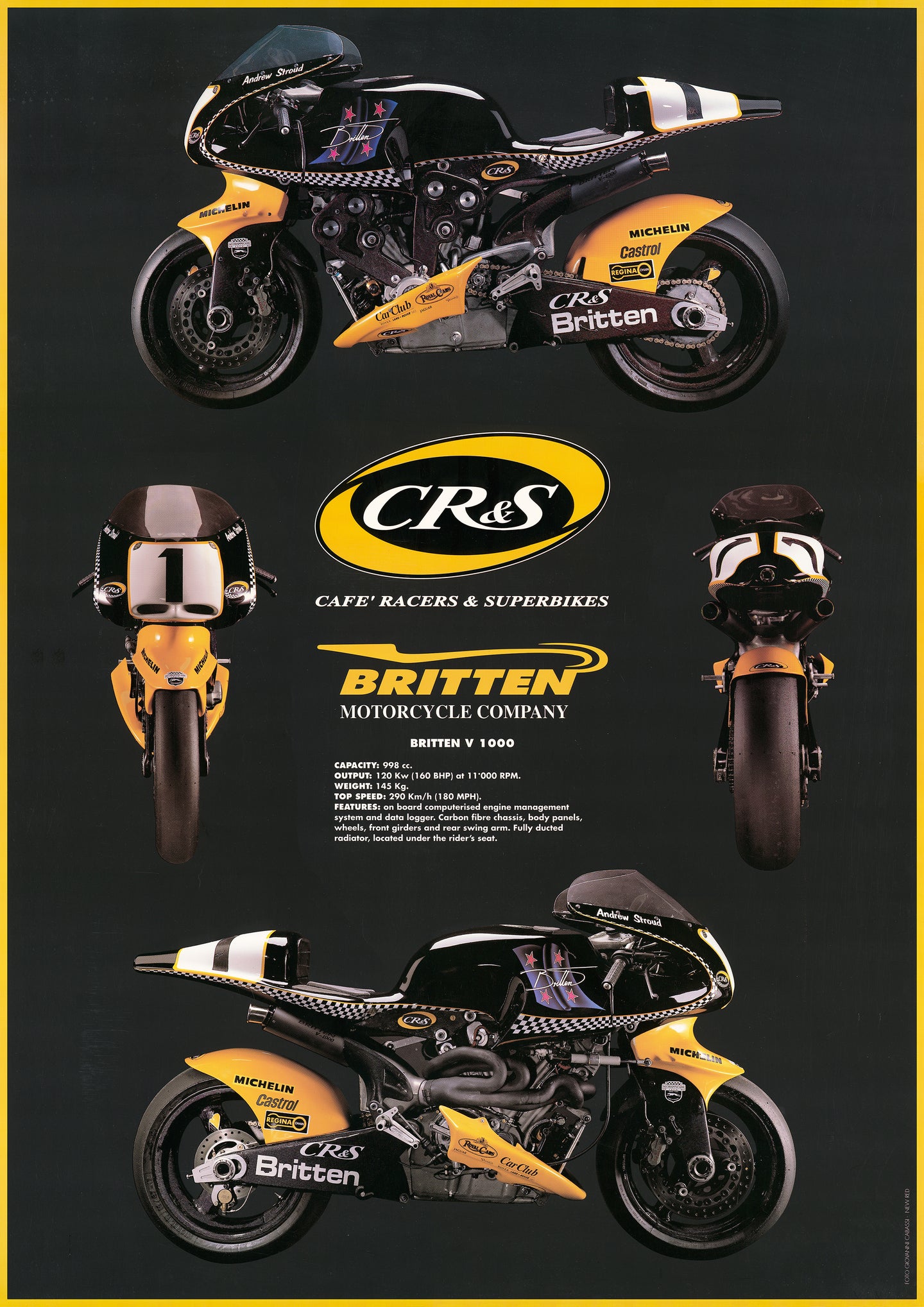 Britten Racer Britten Motorcycle Historic poster collection – Britten Motorcycle Company
