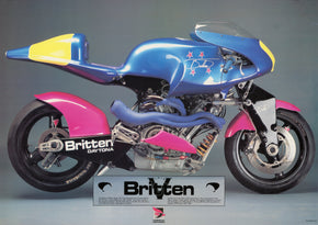 Britten Motorcycle Historic poster collection