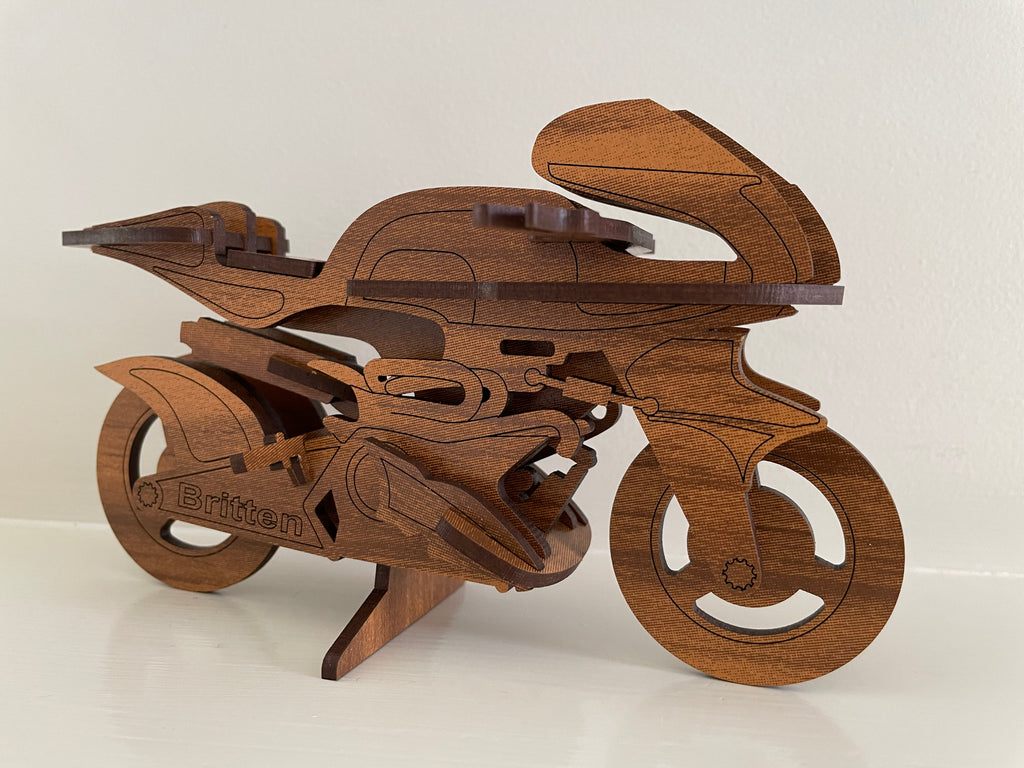 Wooden kitset Britten V1000 model