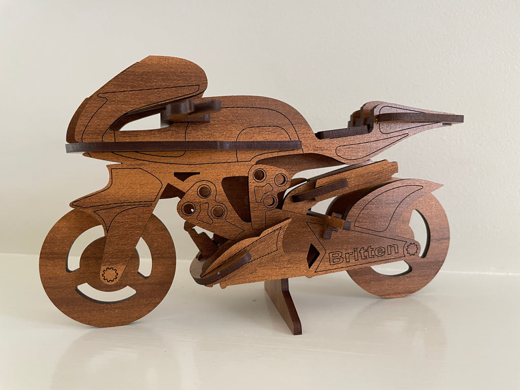 Wooden kitset Britten V1000 model