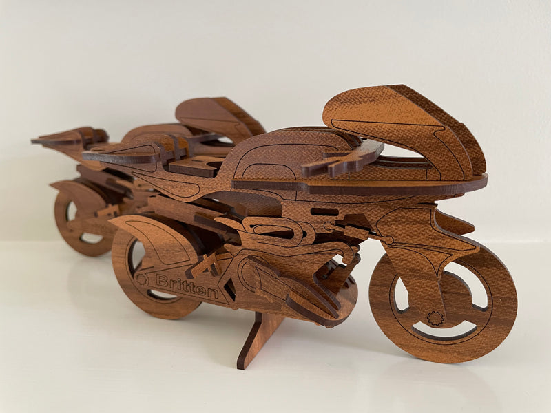 Wooden kitset model