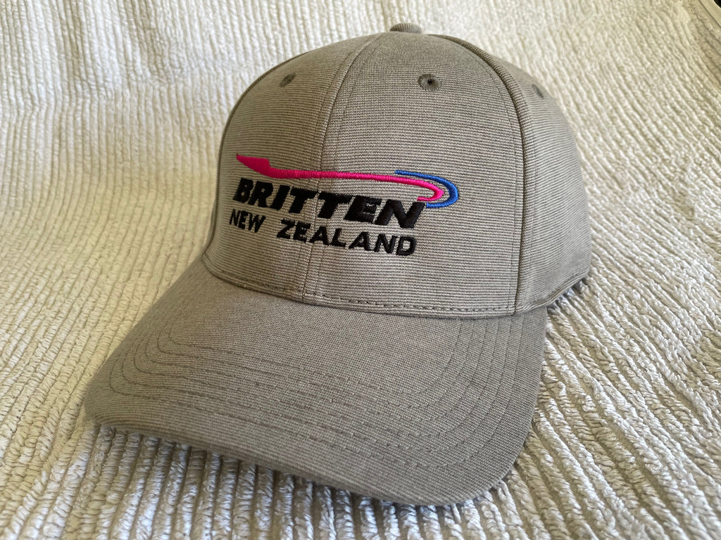 Embroidered Britten Logo Cap - Grey