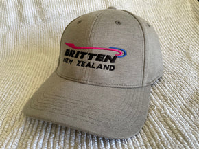 Embroidered Britten Logo Cap - Grey