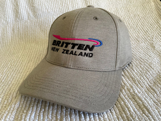 Embroidered Britten Logo Cap - Grey