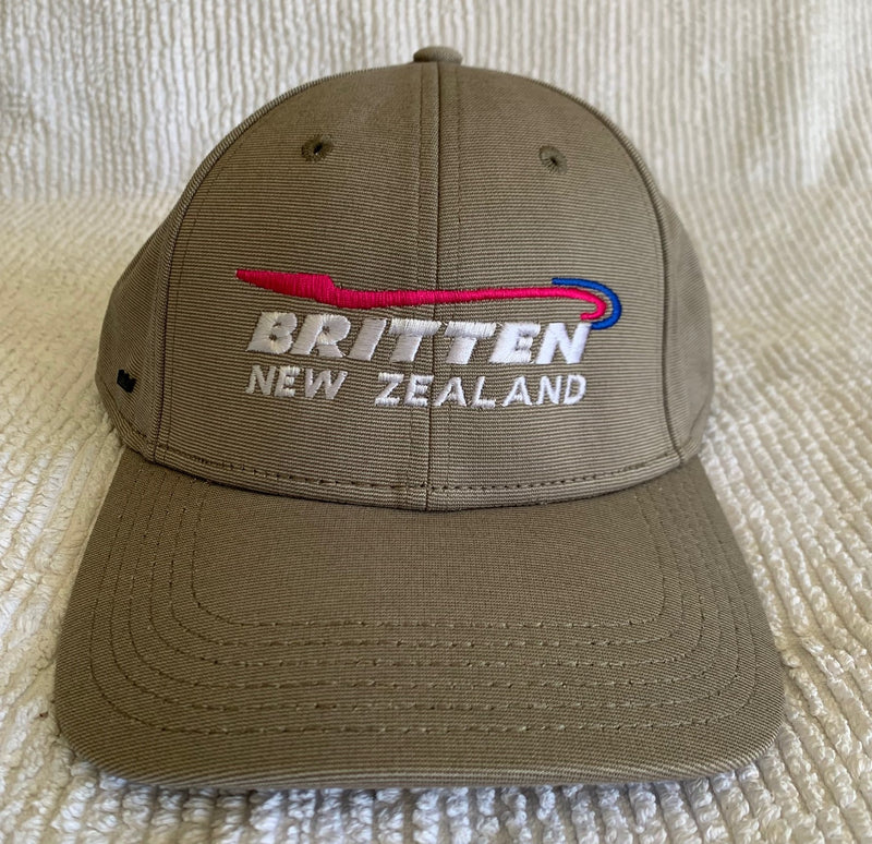 Embroidered Britten Logo Cap - Grey